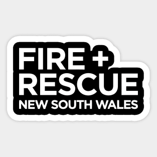 FIRE RESCUE NEW SOUTH WALES NSW Sticker